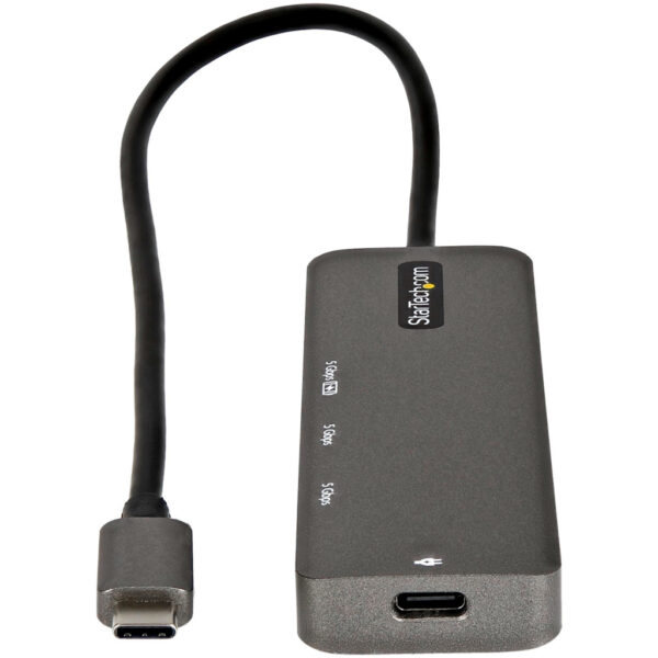 StarTech.com USB C Multiport Adapter - USB-C naar HDMI 2.0b 4K 60Hz (HDR10), 100W Power Delivery Pass-Through, 4-Port USB 3.0 Hu - Afbeelding 3