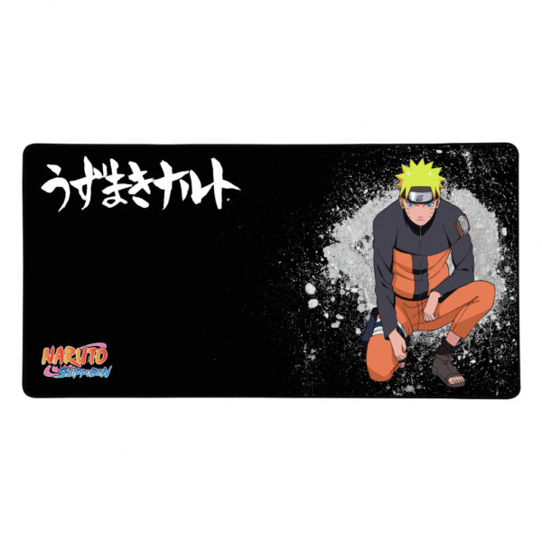 Konix Naruto KX MOUSEPAD XXL BLACK Game-muismat Zwart, Oranje