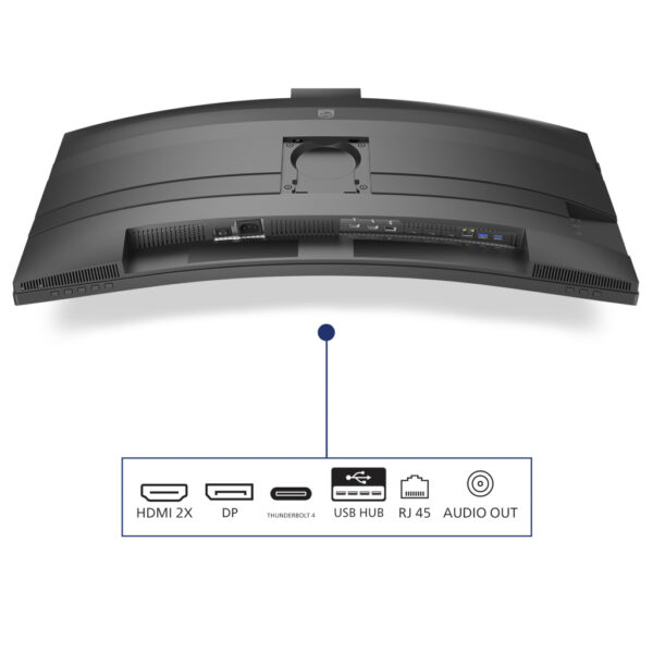 Philips 49B2U6903CH/00 computer monitor 124,5 cm (49") 5120 x 1440 Pixels Dual QHD LCD Grijs - Afbeelding 4
