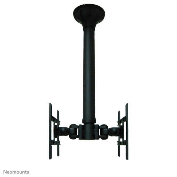 Neomounts FPMA-C200D Dual monitor/TV-beugel plafond 10-40" - h 64-104 cm - Afbeelding 2