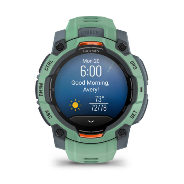 Garmin Instinct 3 AMOLED 3,05 cm (1.2") 45 mm Digitaal 390 x 390 Pixels Touchscreen Groen GPS - Afbeelding 9