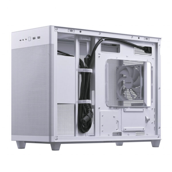 ASUS Prime AP201 MicroATX Mini Tower Wit - Afbeelding 9