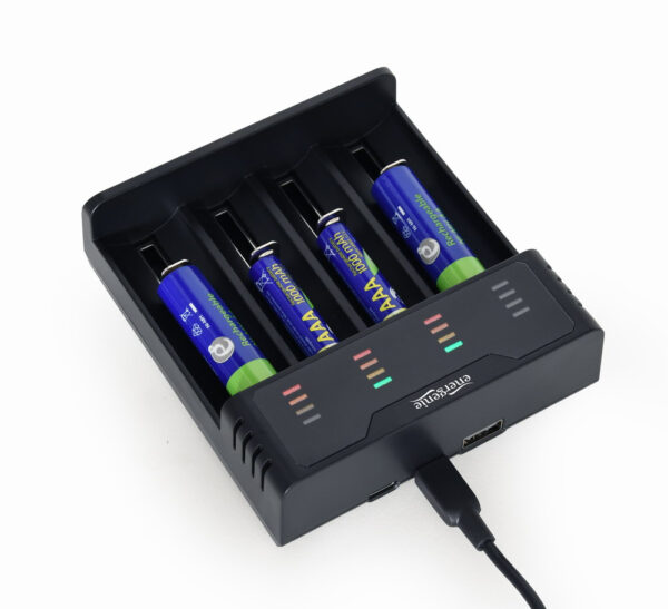 Gembird BC-USB-02 batterij-oplader Huishoudelijke batterij - Afbeelding 4