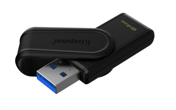 Kingston Technology DataTraveler 64GB Portable USB 3.2 Gen 1 Exodia S (Black/Black) - Afbeelding 2