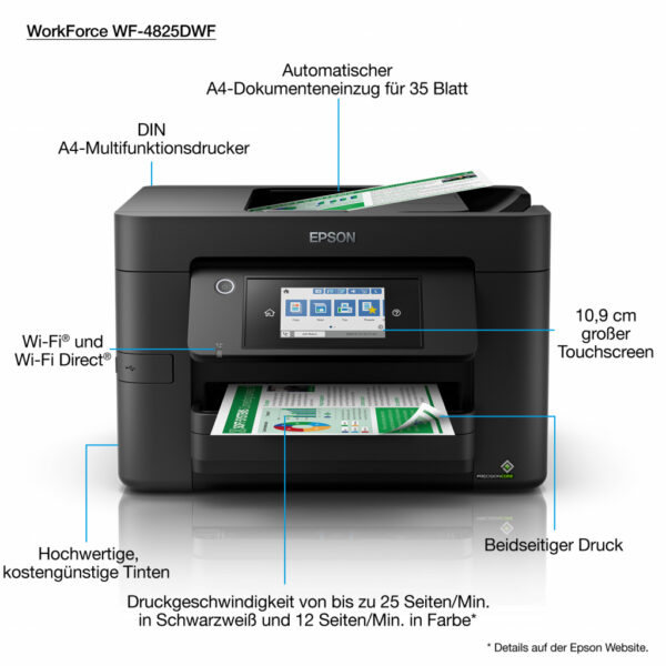Epson WorkForce Pro WF-4825DWF - Afbeelding 2