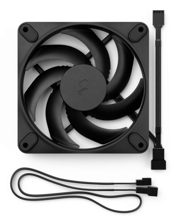 Fractal Design Momentum 12 Computer behuizing Ventilator 12 cm Zwart 1 stuk(s) - Afbeelding 4