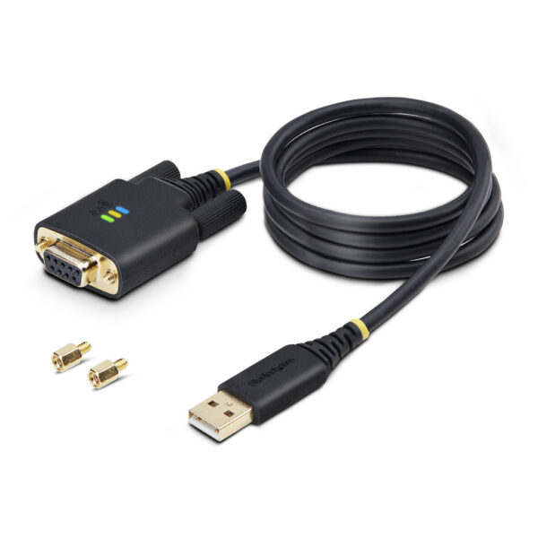 StarTech.com 1P3FFCNB-USB-SERIAL seriële kabel Zwart 1 m USB Type-A DB-9 - Afbeelding 8