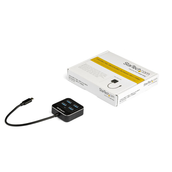 StarTech.com 4 Port USB-C hub - USB C naar 4x USB-A - SuperSpeed 10Gbps USB 3.2 Gen 2 Type-C Hub - USB Busgevoed - Mini USB-C n - Afbeelding 5