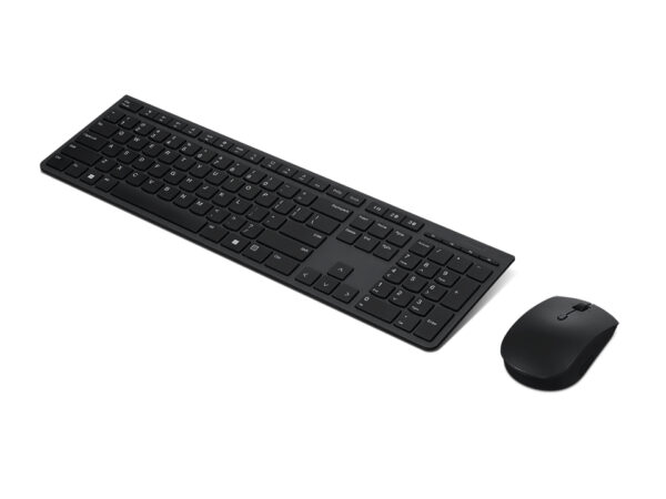 Lenovo 4X31K03968 toetsenbord Inclusief muis Kantoor RF-draadloos + Bluetooth Belgisch, Engels Grijs - Afbeelding 2