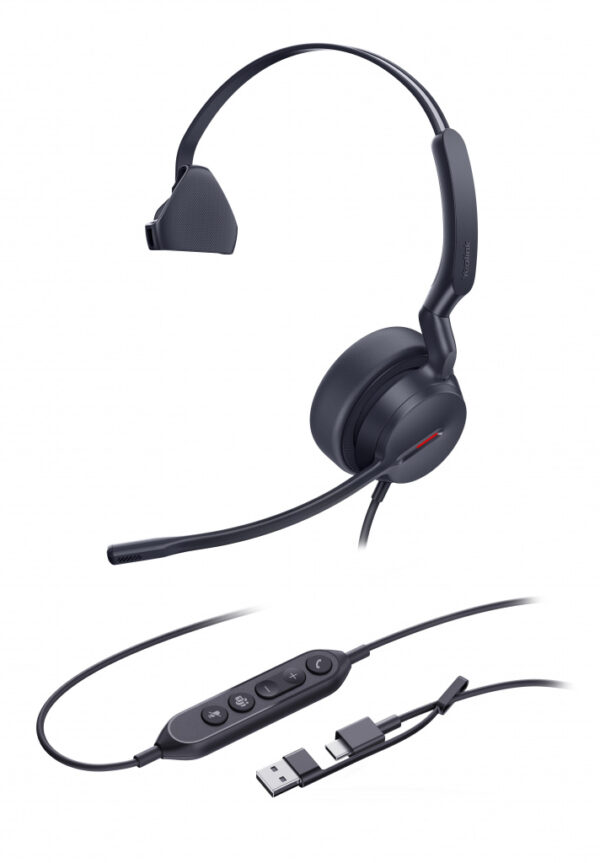 Yealink UH44 Mono Teams USB-C/A Headset - Afbeelding 3