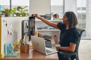 POLY Blackwire 3220 Stereo USB-C Headset + USB-C/A adapter