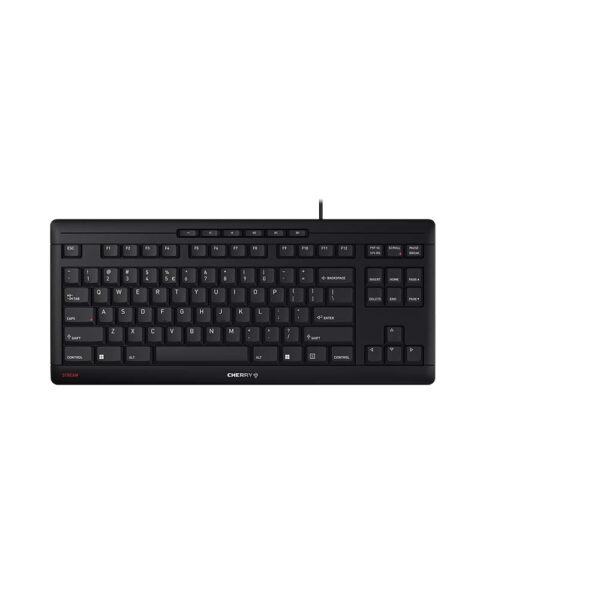 CHERRY STREAM KEYBOARD TKL toetsenbord Universeel USB QWERTY Engels Zwart