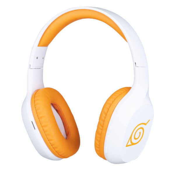 Konix Naruto KX BT HEADPHONES Headset Bedraad en draadloos Hoofdband Gamen Bluetooth Oranje, Wit - Afbeelding 2