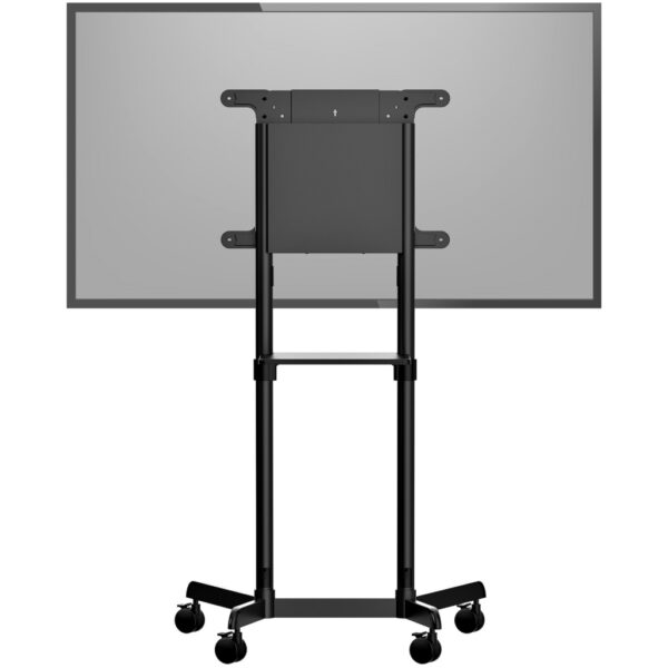 StarTech.com Verrijdbare TV Standaard - Mobiele TV Vloerstandaard voor 37-70" VESA Scherm (70kg) - TV Trolley met Schap en Opber - Afbeelding 5