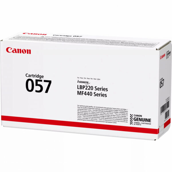 Canon 057 tonercartridge 1 stuk(s) Origineel Zwart - Afbeelding 2