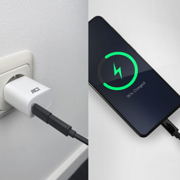 ACT USB-A male naar USB-C female adapter - Afbeelding 4