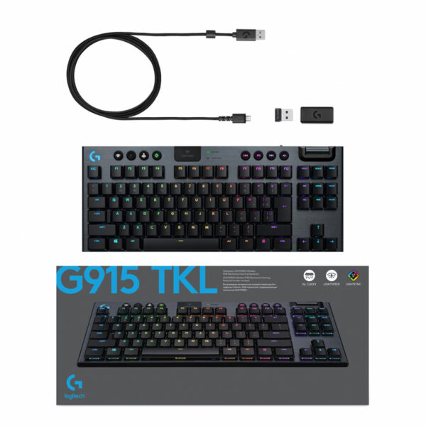 Logitech G 920-009503 toetsenbord Gamen USB QWERTY US International Koolstof - Afbeelding 10