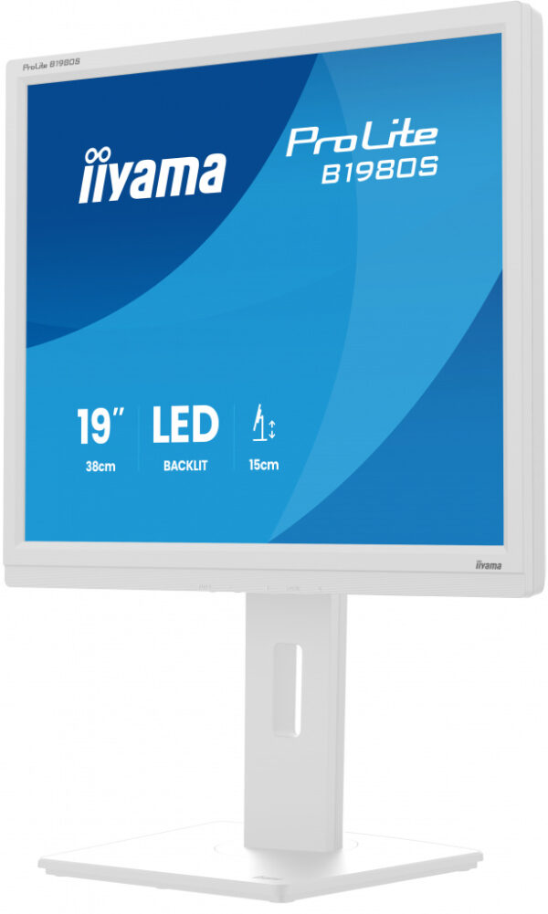 iiyama ProLite B1980S-W1 computer monitor 48,3 cm (19") 1280 x 1024 Pixels SVGA LED Wit - Afbeelding 8