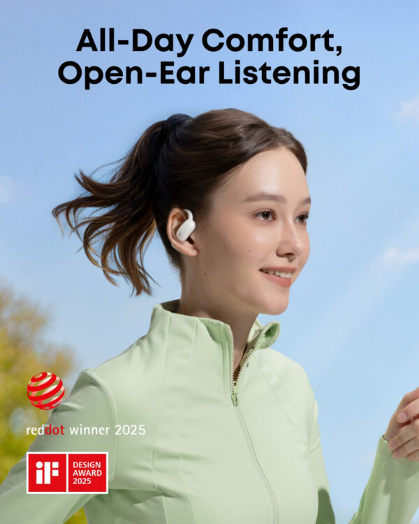 Soundcore AeroFit 2 Hoofdtelefoons Draadloos Open-ear Gesprekken/Muziek/Sport/Elke dag Bluetooth Wit - Afbeelding 2