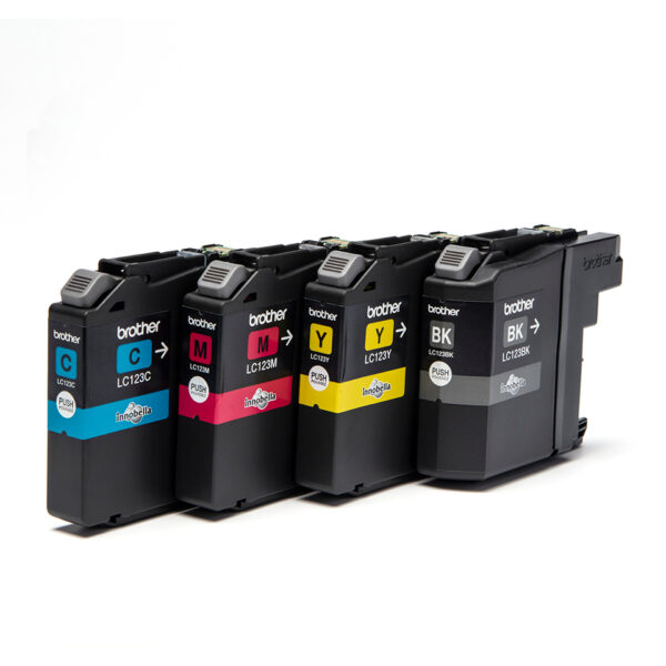 Brother LC-123VALBP inktcartridge 4 stuk(s) Origineel Zwart, Cyaan, Magenta, Geel - Afbeelding 2