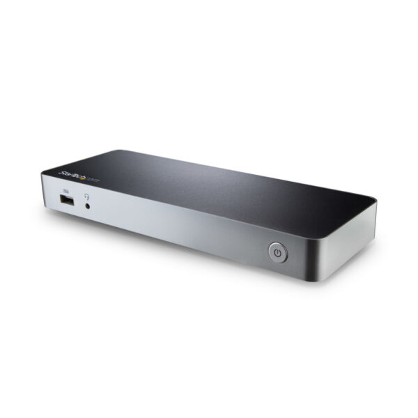 StarTech.com Dual-Monitor USB-C docking station, 60W Power Delivery voor Windows Laptops, USB Type-C naar HDMI / DVI Dock, USB
