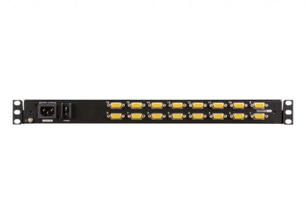 ATEN 16-poorts PS/2-USB VGA enkel spoor breedbeeld LCD KVM-schakelaar - Afbeelding 2