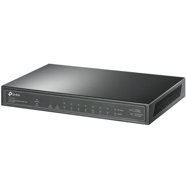 TP-Link TL-SG1210P Unmanaged Gigabit Ethernet (10/100/1000) Power over Ethernet (PoE) Grijs - Afbeelding 3