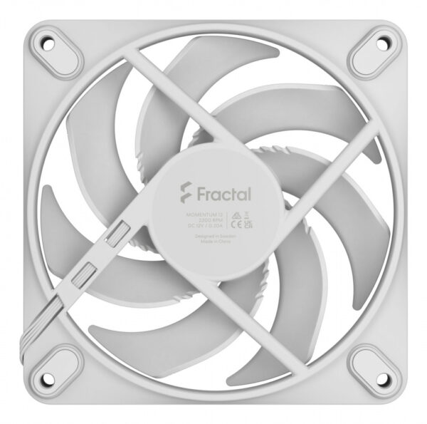 Fractal Design Momentum 12 Computer behuizing Ventilator 12 cm Wit 1 stuk(s) - Afbeelding 4
