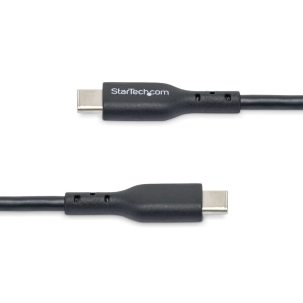 StarTech.com 1m USB-C Laadkabel, USB-C Kabel, USB 2.0 Type-C Laptop Oplaadkabel, 60W 3A Power Delivery, TPE Mantel, USB C Data - Afbeelding 3