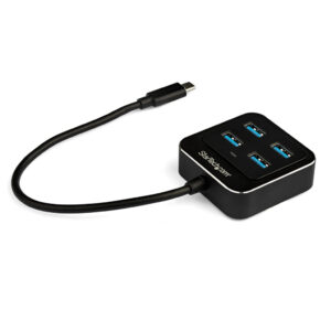 StarTech.com 4 Port USB-C hub - USB C naar 4x USB-A - SuperSpeed 10Gbps USB 3.2 Gen 2 Type-C Hub - USB Busgevoed - Mini USB-C n