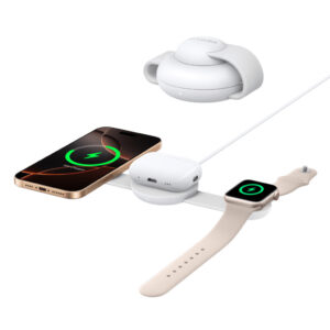 Anker B25M8H21 oplader voor mobiele apparatuur Hoofdtelefoons, Headset, Smartphone, Smartwatch Wit Draadloos opladen Snel oplade