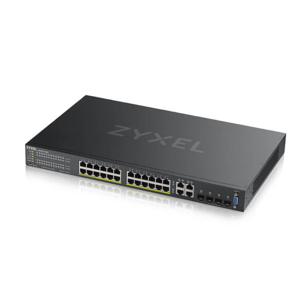Zyxel GS2220-28HP-EU0101F netwerk-switch Managed L2 Gigabit Ethernet (10/100/1000) Power over Ethernet (PoE) Zwart - Afbeelding 4