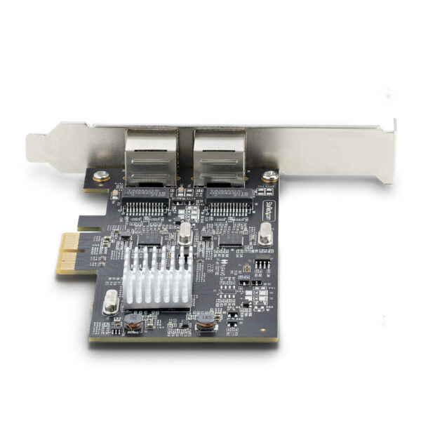 StarTech.com 2-Port 2.5Gbps NBASE-T PCIe Netwerkkaart, Intel I225-V, Dual-Port Computer Ethernet Adapter, Multi-Gigabit NIC, PC - Afbeelding 5