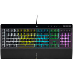 Corsair K55 RGB PRO toetsenbord Gamen USB Zwitsers Zwart