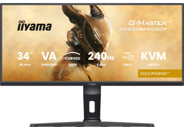 iiyama G-MASTER GCB3486WQSCP-B1 computer monitor 86,4 cm (34") 1440 x 3440 Pixels 4K Ultra HD Zwart - Afbeelding 2