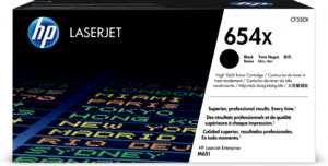 HP 654X originele high-capacity zwarte LaserJet tonercartridge