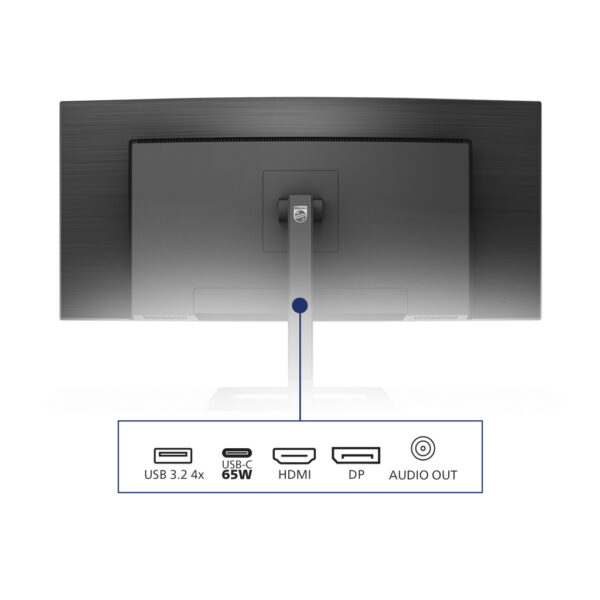 Philips E Line 346E2CUAE/00 computer monitor 86,4 cm (34") 3440 x 1440 Pixels Wide Quad HD+ LCD Zwart - Afbeelding 15