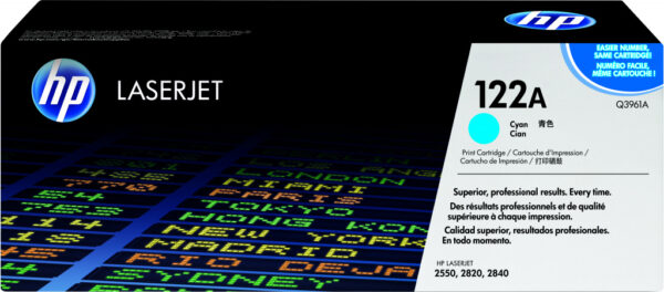 HP 122A Cyan Original LaserJet Toner Cartridge tonercartridge 1 stuk(s) Origineel Cyaan