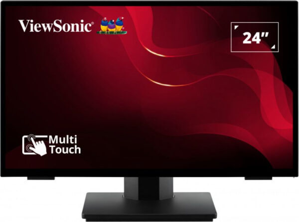 Viewsonic TD2465 beeldkrant Interactief flatscreen 61 cm (24") LED 250 cd/m² Full HD Zwart Touchscreen - Afbeelding 2