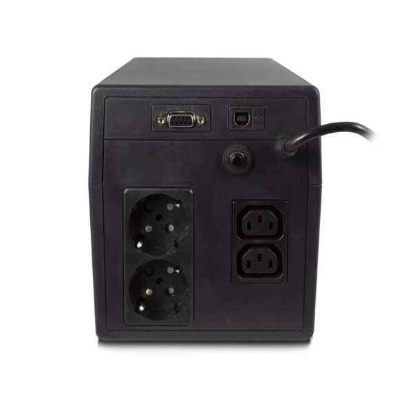 ACT Line Interactive UPS 1000VA - 600W met AVR, lcd-display - Afbeelding 2