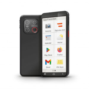 Emporia emporiaSMART.6lite 13,8 cm (5.45") Android 13 4G USB Type-C 6 GB 128 GB 3600 mAh Zwart, Zilver