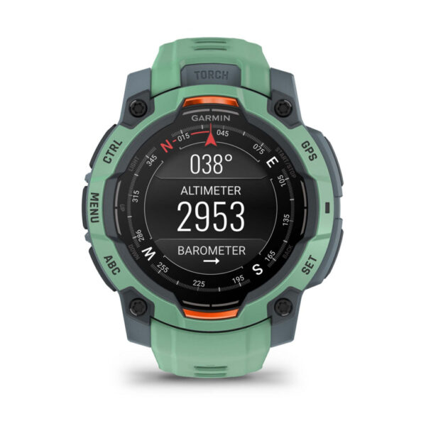 Garmin Instinct 3 AMOLED 3,05 cm (1.2") 45 mm Digitaal 390 x 390 Pixels Touchscreen Groen GPS - Afbeelding 6