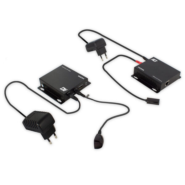 ACT HDMI over IP extender set CATx tot 100 meter - Afbeelding 2