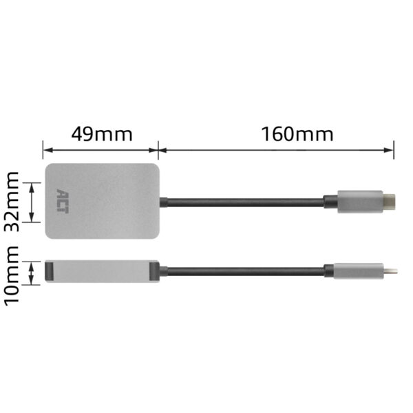 ACT USB-C kaartlezer voor SD en micro SD, SD 4.0 UHS-II - Afbeelding 9