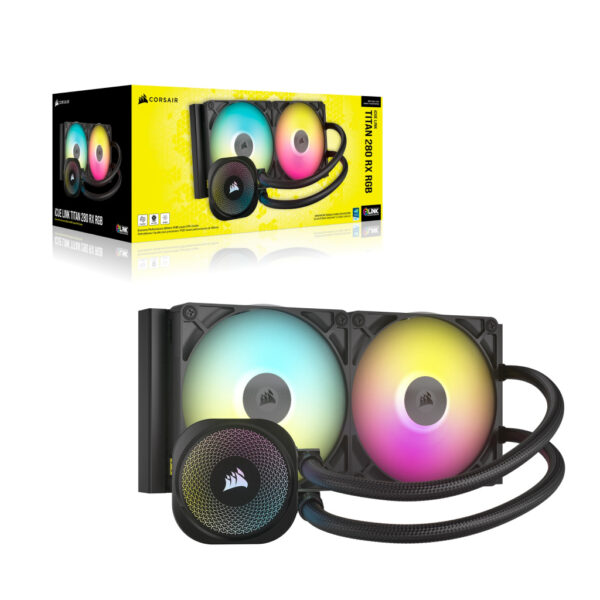 Corsair iCUE LINK TITAN RX RGB Processor Alles-in-één vloeistofkoeler 14 cm Zwart 1 stuk(s) - Afbeelding 6