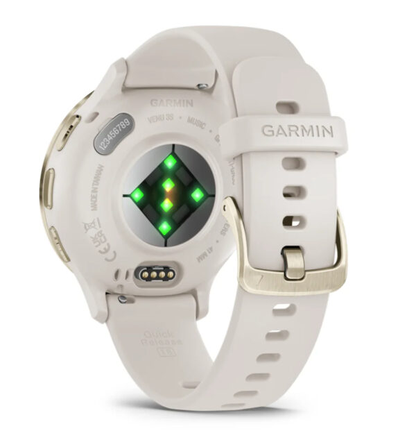 Garmin Venu 3S 3,05 cm (1.2") AMOLED 41 mm Digitaal 390 x 390 Pixels Touchscreen Goud, Ivoor Wifi GPS - Afbeelding 7