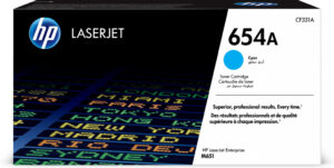 HP 654A originele cyaan LaserJet tonercartridge