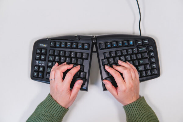 BakkerElkhuizen Goldtouch Adjustable V2 Black Splitkeyboard (US) - Afbeelding 3