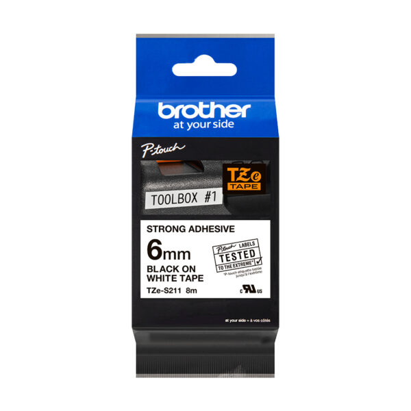 Brother TZE-S211 labelprinter-tape TZ - Afbeelding 2
