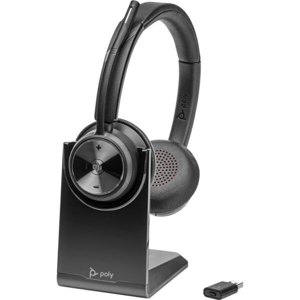 POLY Savi 7320 UC Stereo Microsoft Teams Certified DECT 1880-1900 MHz Headset - Afbeelding 3